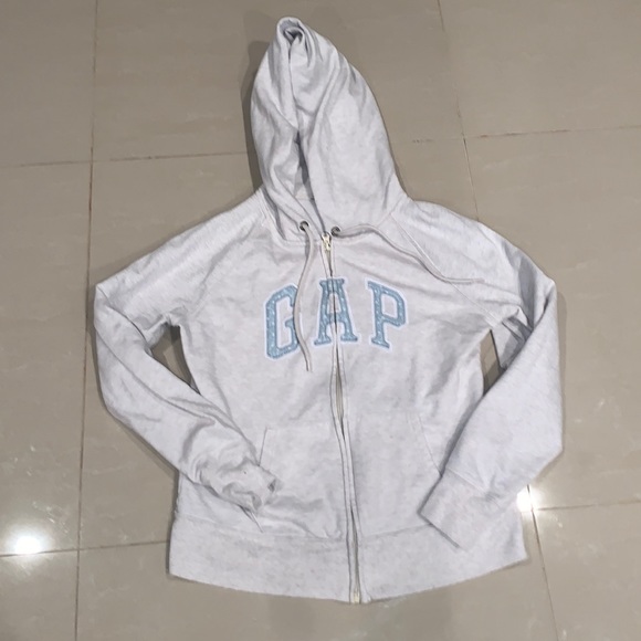 WOMENS GAP ZIP UP HOODIE LARGE - Picture 1 of 4